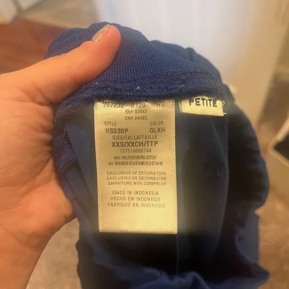 BLUE MEDICAL SCRUB JOGGERS - Picture 3 of 4